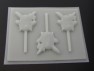466sp Poker Man Chocolate or Hard Candy Lollipop Mold